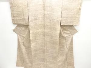 ヱ霞に草花模様小紋着物